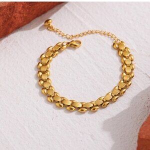 💛Gold plated chain bracelet